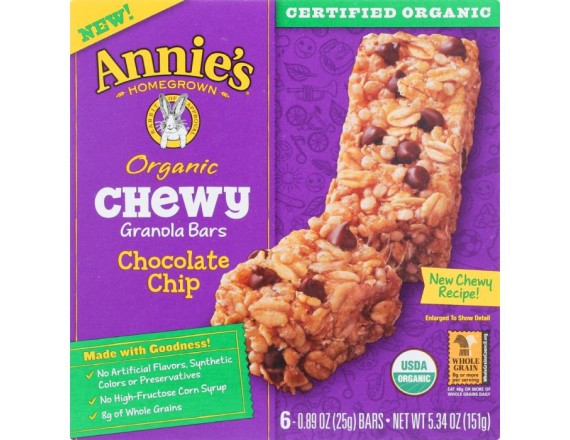 ANNIES Chocolate Chip Bars