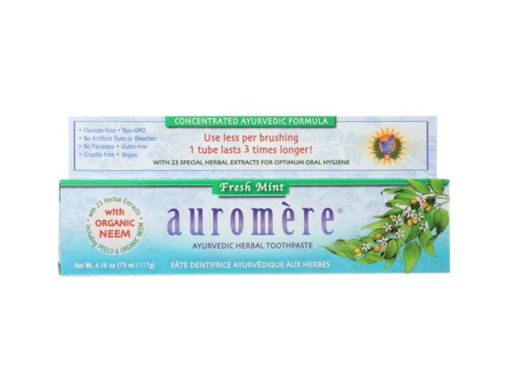 Auromere's Herbal Toothpaste Fresh Mint