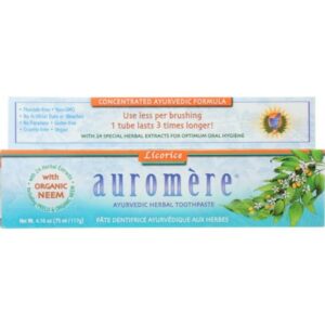 Auromere's Herbal Toothpaste Licorice