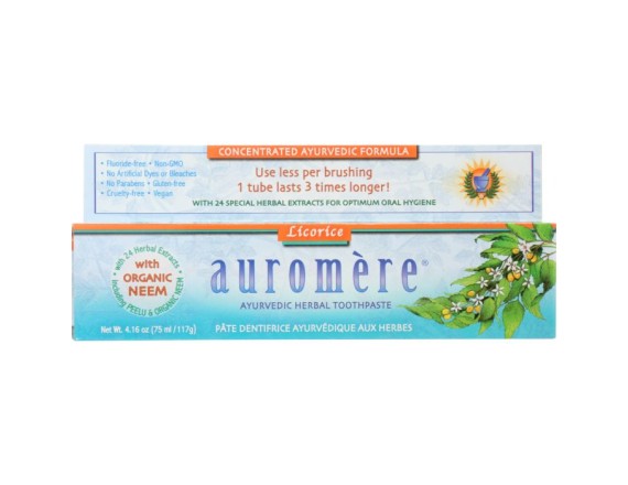 Auromere's Herbal Toothpaste Licorice