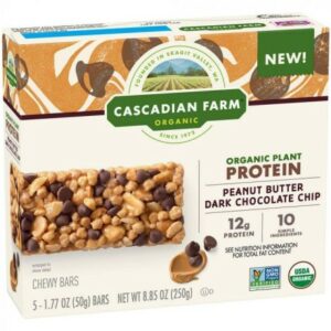 CASCADIAN FARM Chocolate Chip Bars