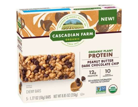 CASCADIAN FARM Chocolate Chip Bars