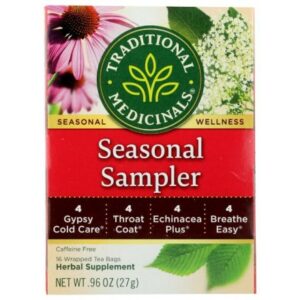 Traditional medicinals’ seasonal tea sampler