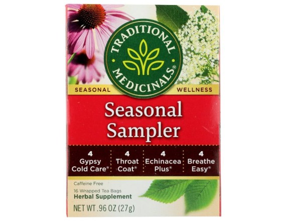Traditional medicinals’ seasonal tea sampler