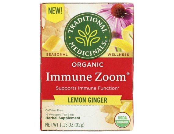 Traditional Medicinals Immune Zoom Lemon Tea