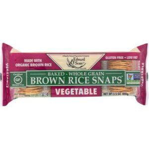 Edward & Sons Baked Brown Rice Snaps Vegetable