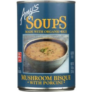 Amy's Soup Mushroom Bisque with Porcini