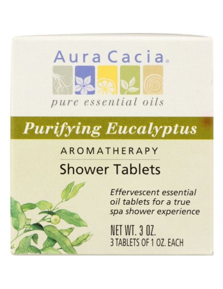 Aura Cacia Purifying Eucalyptus Shower Tablets