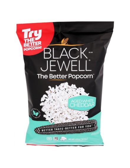 Black Jewell Aged White Cheddar Popped Popcorn