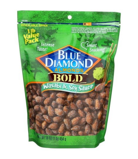 Blue Diamond Almonds Bold Wasabi & Soy Sauce