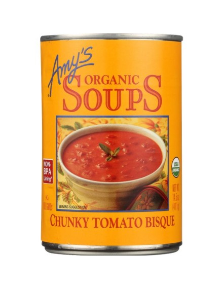 Amy's Soup Tomato Bisque Chunky