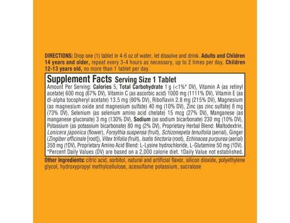 airborne vitamin c tablets