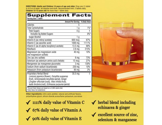 vitamin c effervescent tablets