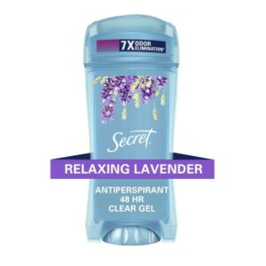 secret lavender gel deodorant