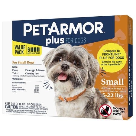 PetArmor Plus Flea and Tick Treatment for Dogs