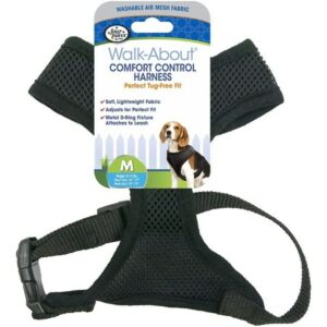 Four Paws Control Harness Black