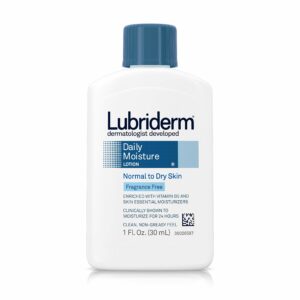 Lubriderm Daily Moisture Hydrating Unscented Body Lotion 1oz